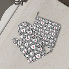 Load image into Gallery viewer, Husky Expressions and Playful Paws Oven Gloves-Kitchen Decor-3