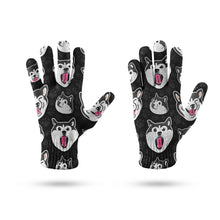 Load image into Gallery viewer, Husky Expressions &amp; Playful Paws Touch Screen Gloves-Accessories-Accessories, Dog Dad Gifts, Dog Mom Gifts, Gloves-10