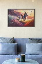 Load image into Gallery viewer, Husky Harmony Heaven Wall Art Poster-Art-Dog Art, Home Decor, Poster, Siberian Husky-5
