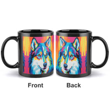 Load image into Gallery viewer, Husky in Vivid Hues Coffee Mug-3