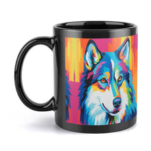 Load image into Gallery viewer, Husky in Vivid Hues Coffee Mug-5