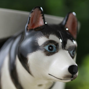 Husky Love 3D Ceramic Cup-Mug-Dogs, Home Decor, Mugs, Siberian Husky-2