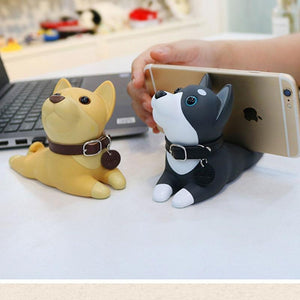 Husky Love Cell Phone Holder-Cell Phone Accessories-Accessories, Cell Phone Holder, Dogs, Home Decor, Siberian Husky-3