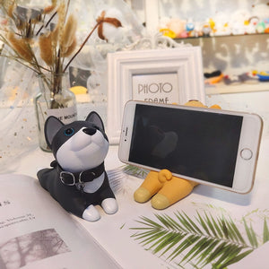 Husky Love Cell Phone Holder-Cell Phone Accessories-Accessories, Cell Phone Holder, Dogs, Home Decor, Siberian Husky-5