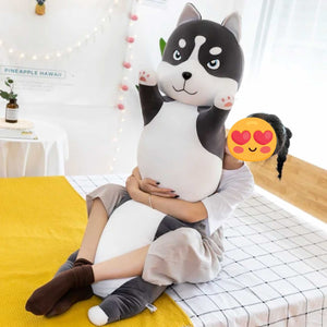 Husky Love Huggable Plush Toy Pillows (Medium to Extra Large Size)-Home Decor-Dogs, Home Decor, Siberian Husky, Stuffed Animal-3