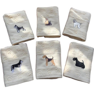 Husky Love Large Embroidered Cotton Towel - Series 1-Home Decor-Dogs, Home Decor, Siberian Husky, Towel-7