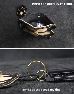 Husky Love Large Genuine Leather Keychains-Accessories-Accessories, Dogs, Keychain, Siberian Husky-8