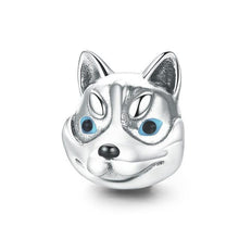 Load image into Gallery viewer, Husky Love Silver Charm Bead-Dog Themed Jewellery-Charm Beads, Dogs, Jewellery, Siberian Husky-6