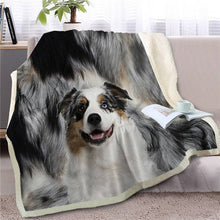 Load image into Gallery viewer, Husky Love Soft Warm Fleece Blanket-Blanket-Blankets, Dogs, Home Decor, Siberian Husky-13