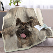 Load image into Gallery viewer, Husky Love Soft Warm Fleece Blanket-Blanket-Blankets, Dogs, Home Decor, Siberian Husky-9