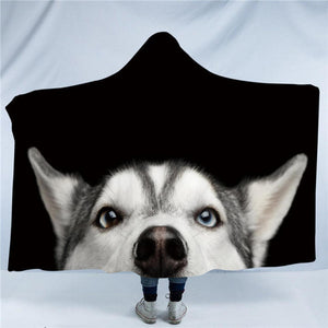 Husky Love Wearable Travel Blankets-Home Decor-Blankets, Dogs, Home Decor, Siberian Husky-10