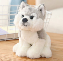 Load image into Gallery viewer, image of an adorable husky stuffed animal plush toy - husky stuffed animal