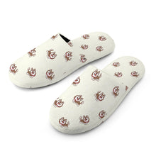 Load image into Gallery viewer, Husky Slippers for Women - Brown Husky - Flannel-Accessories,Dog Mom Gifts,Siberian Husky,Slippers-10