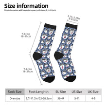 Load image into Gallery viewer, Husky Socks - Husky Expressions and Playful Paws-Accessories-Accessories,Dog Dad Gifts,Siberian Husky,Socks-6