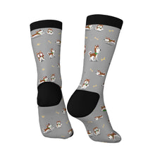Load image into Gallery viewer, Husky Socks - Playful Red Husky Adventures-Accessories-Accessories,Dog Dad Gifts,Siberian Husky,Socks-5