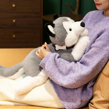 Load image into Gallery viewer, Husky Soft Toy - Belly Flop Sploot Design-5