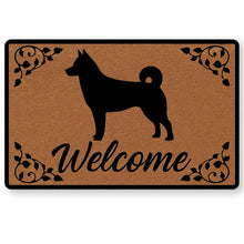 Load image into Gallery viewer, Warm Husky Welcome Door Mat-Home Decor-Doormat,Home Decor,Siberian Husky-1