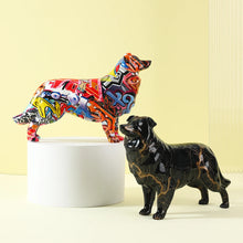 Load image into Gallery viewer, Hydro Dip Graffiti Art Border Collie Statues-Home Decor-Border Collie, Dog Dad Gifts, Dog Mom Gifts, Home Decor, Statue-15