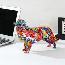 Load image into Gallery viewer, Hydro Dip Graffiti Art Border Collie Statues-Home Decor-Border Collie, Dog Dad Gifts, Dog Mom Gifts, Home Decor, Statue-2