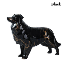 Load image into Gallery viewer, Hydro Dip Graffiti Art Border Collie Statues - 5 Colors-Home Decor-Border Collie, Dog Dad Gifts, Dog Mom Gifts, Home Decor, Statue-Black-14