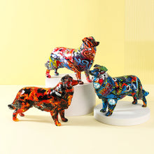 Load image into Gallery viewer, Hydro Dip Graffiti Art Border Collie Statues-Home Decor-Border Collie, Dog Dad Gifts, Dog Mom Gifts, Home Decor, Statue-1