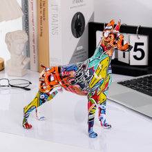 Load image into Gallery viewer, Hydro Dip Graffiti Art Doberman Statues-Home Decor-Doberman, Dog Dad Gifts, Dog Mom Gifts, Home Decor, Statue-3