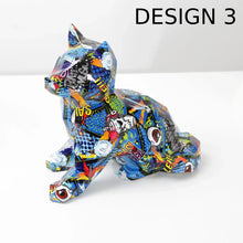 Load image into Gallery viewer, Hydro Dip Urban Graffiti Art Sitting Shiba Inu Statues - 3 Color Blends-Home Decor-Dog Dad Gifts, Dog Mom Gifts, Home Decor, Shiba Inu, Statue-Design 3-12