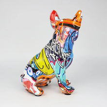 Load image into Gallery viewer, Hydro Dip Urban Graffiti Art French Bulldog Statue-Home Decor-Dog Dad Gifts, Dog Mom Gifts, French Bulldog, Home Decor, Statue-RA-14 11 20cm-4