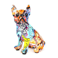 Load image into Gallery viewer, Hydro Dip Urban Graffiti Art French Bulldog Statue-Home Decor-Dog Dad Gifts, Dog Mom Gifts, French Bulldog, Home Decor, Statue-RA-14 11 20cm-5