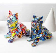 Load image into Gallery viewer, Hydro Dip Urban Graffiti Art Sitting Shiba Inu Statues-Home Decor-Dog Dad Gifts, Dog Mom Gifts, Home Decor, Shiba Inu, Statue-10