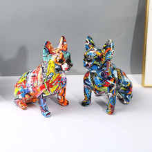 Load image into Gallery viewer, Hydro Dip Urban Graffiti French Bulldog Statues-Home Decor-Dog Dad Gifts, Dog Mom Gifts, French Bulldog, Home Decor, Statue-10