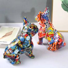 Load image into Gallery viewer, Hydro Dip Urban Graffiti French Bulldog Statues-Home Decor-Dog Dad Gifts, Dog Mom Gifts, French Bulldog, Home Decor, Statue-12