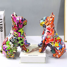 Load image into Gallery viewer, Hydro Dip Urban Graffiti French Bulldog Statues-Home Decor-Dog Dad Gifts, Dog Mom Gifts, French Bulldog, Home Decor, Statue-13