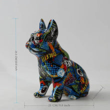 Load image into Gallery viewer, Hydro Dip Urban Graffiti French Bulldog Statues-Home Decor-Dog Dad Gifts, Dog Mom Gifts, French Bulldog, Home Decor, Statue-14