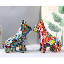 Load image into Gallery viewer, Hydro Dip Urban Graffiti French Bulldog Statues-Home Decor-Dog Dad Gifts, Dog Mom Gifts, French Bulldog, Home Decor, Statue-5