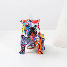 Load image into Gallery viewer, Hydro Dip Urban Graffiti Sitting French Bulldog Small Statue Figurine-Home Decor-Dog Dad Gifts, Dog Mom Gifts, French Bulldog, Home Decor, Statue-RA-15x13x9.5CM-3