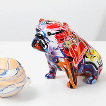 Load image into Gallery viewer, Hydro Dip Urban Graffiti Sitting French Bulldog Small Statue Figurine-Home Decor-Dog Dad Gifts, Dog Mom Gifts, French Bulldog, Home Decor, Statue-RA-15x13x9.5CM-6