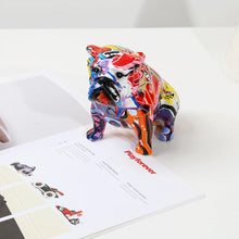 Load image into Gallery viewer, Hydro Dip Urban Graffiti Sitting French Bulldog Small Statue Figurine-Home Decor-Dog Dad Gifts, Dog Mom Gifts, French Bulldog, Home Decor, Statue-RA-15x13x9.5CM-7