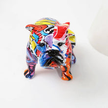 Load image into Gallery viewer, Hydro Dip Urban Graffiti Sitting French Bulldog Small Statue Figurine-Home Decor-Dog Dad Gifts, Dog Mom Gifts, French Bulldog, Home Decor, Statue-RA-15x13x9.5CM-1