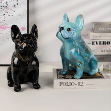 Load image into Gallery viewer, Hydro Drip Art Blue French Bulldog Statue-Home Decor-Dog Dad Gifts, Dog Mom Gifts, French Bulldog, Home Decor, Statue-15