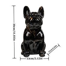 Load image into Gallery viewer, Hydro Drip Art Blue French Bulldog Statue-Home Decor-Dog Dad Gifts, Dog Mom Gifts, French Bulldog, Home Decor, Statue-5