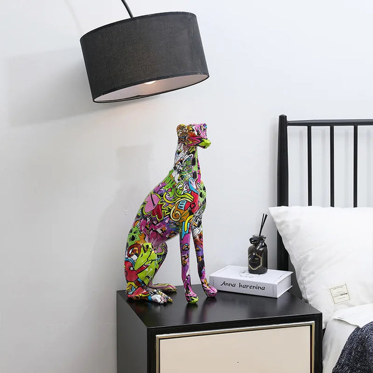 Hydro Drip Art Extra Large Greyhound / Whippet Statue-Home Decor-Dog Dad Gifts, Dog Mom Gifts, Greyhound, Home Decor, Statue, Whippet-Extra Large-7