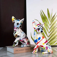 Load image into Gallery viewer, Hydro Drip Urban Graffiti Art Chihuahua Statues-17