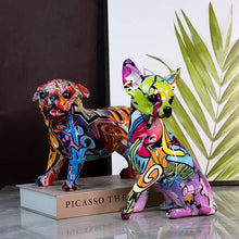 Load image into Gallery viewer, Hydro Drip Urban Graffiti Art Chihuahua Statues-2