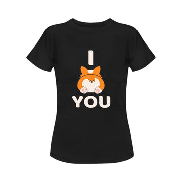 I Corgi Butt You Women's Cotton T-Shirt-Apparel-Apparel, Corgi, Shirt, T Shirt-6