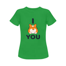 Load image into Gallery viewer, I Corgi Butt You Women&#39;s Cotton T-Shirt-Apparel-Apparel, Corgi, Shirt, T Shirt-8