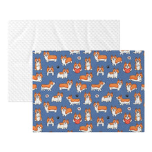 Load image into Gallery viewer, I Heart Corgi Love Blanket for Dog-Pet Furniture-Blankets,Corgi,Home Decor-11