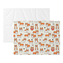 Load image into Gallery viewer, I Heart Corgi Love Blanket for Dog-Pet Furniture-Blankets,Corgi,Home Decor-2
