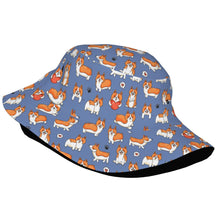 Load image into Gallery viewer, I Heart Corgi Love Bucket Hat-Hats &amp; Caps-2