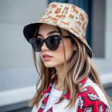 Load image into Gallery viewer, I Heart Corgi Love Bucket Hat-Hats &amp; Caps-31